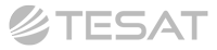Overlay Tesat branding